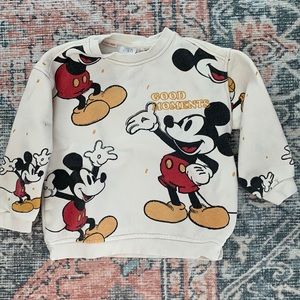 Zara Baby Mickey Mouse sweatshirt